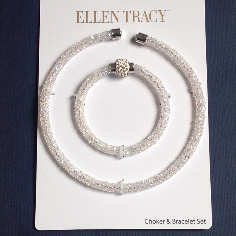 Ellen Tracy Choker & Bracelet Set